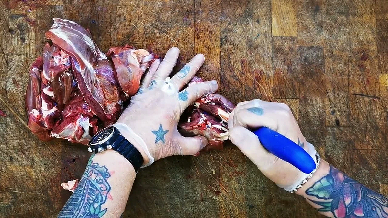 Muntjac Butchery By Scott Rea