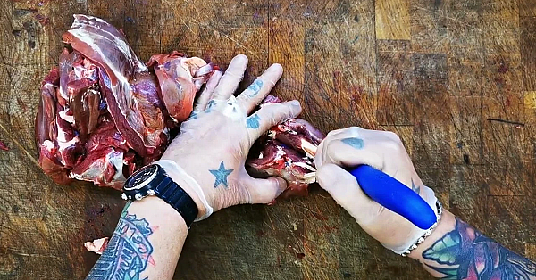 Muntjac Butchery By Scott Rea