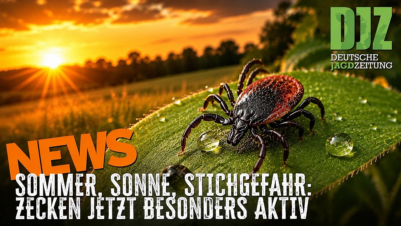 DJZ-News: Geladene Büchse im Auto, Zecken-Alarm und ASP rückt näher 🦌⚠️🐗