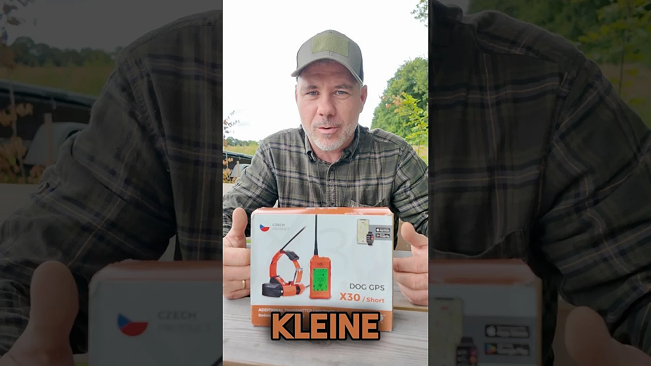 Dogtrace X30 Short ausgepackt: Leichtes Ortungs-Halsband für kleine Hunde