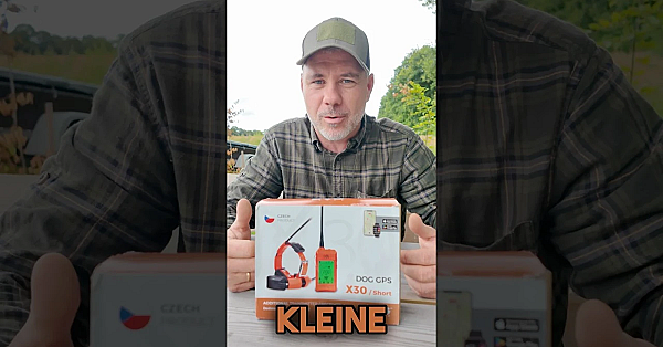 Dogtrace X30 Short ausgepackt: Leichtes Ortungs-Halsband für kleine Hunde