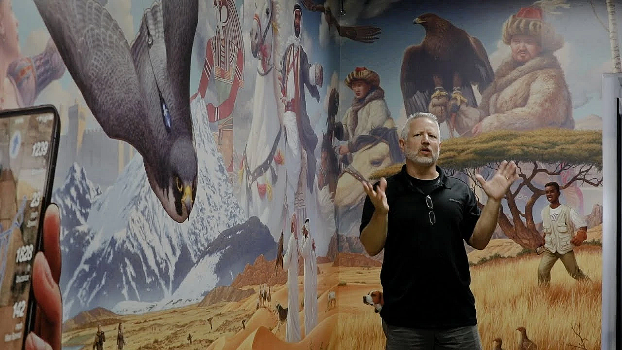 Falconry And Marshall: The Apotheosis (unveiling Of The Mural)