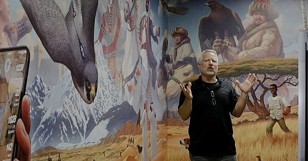 Falconry And Marshall: The Apotheosis (unveiling Of The Mural)