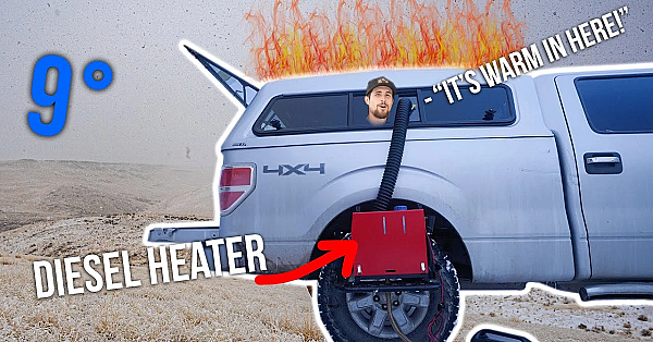 Using A Diesel Heater For Cold Weather Truck Camping