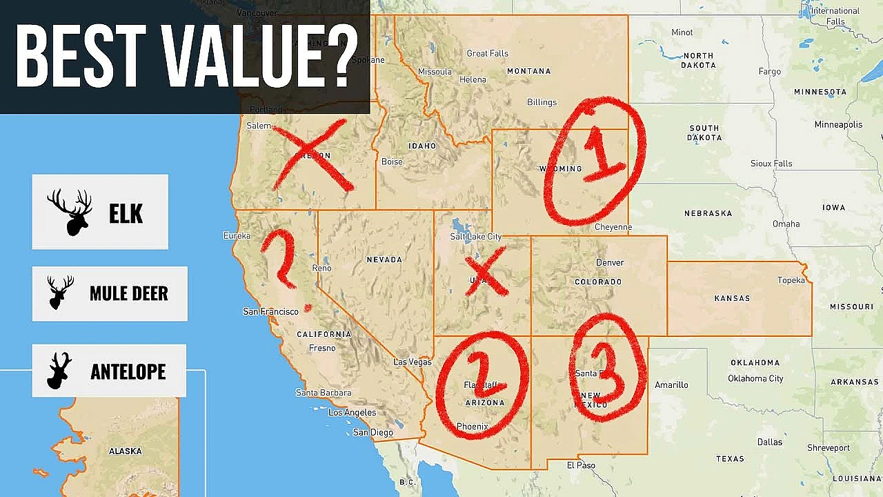Best Value States For Elk, Deer &amp; Pronghorn