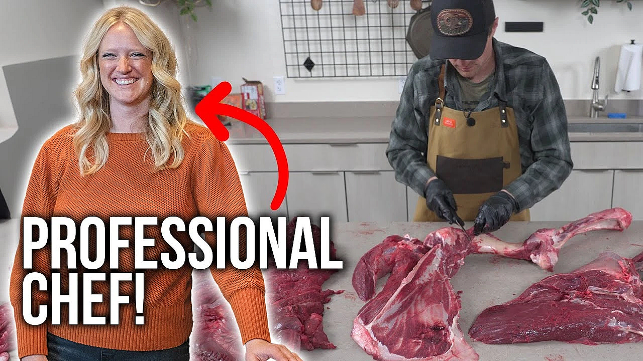 Elk Front Shoulder Breakdown And Cooking Tips With A Chef!