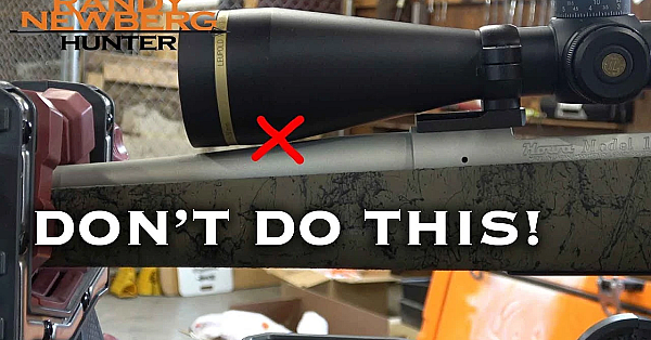 How To Avoid A Common Scope Mounting Mistake