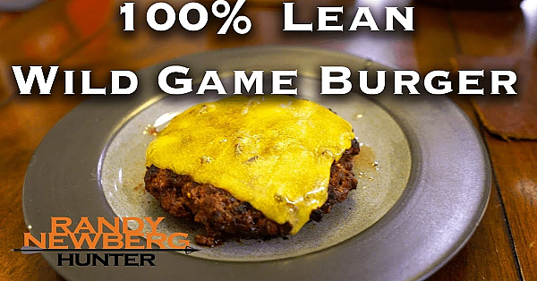 The Zero Fat Wild Game Burger