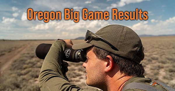 Find Out Early If You Drew Tags In Oregon!