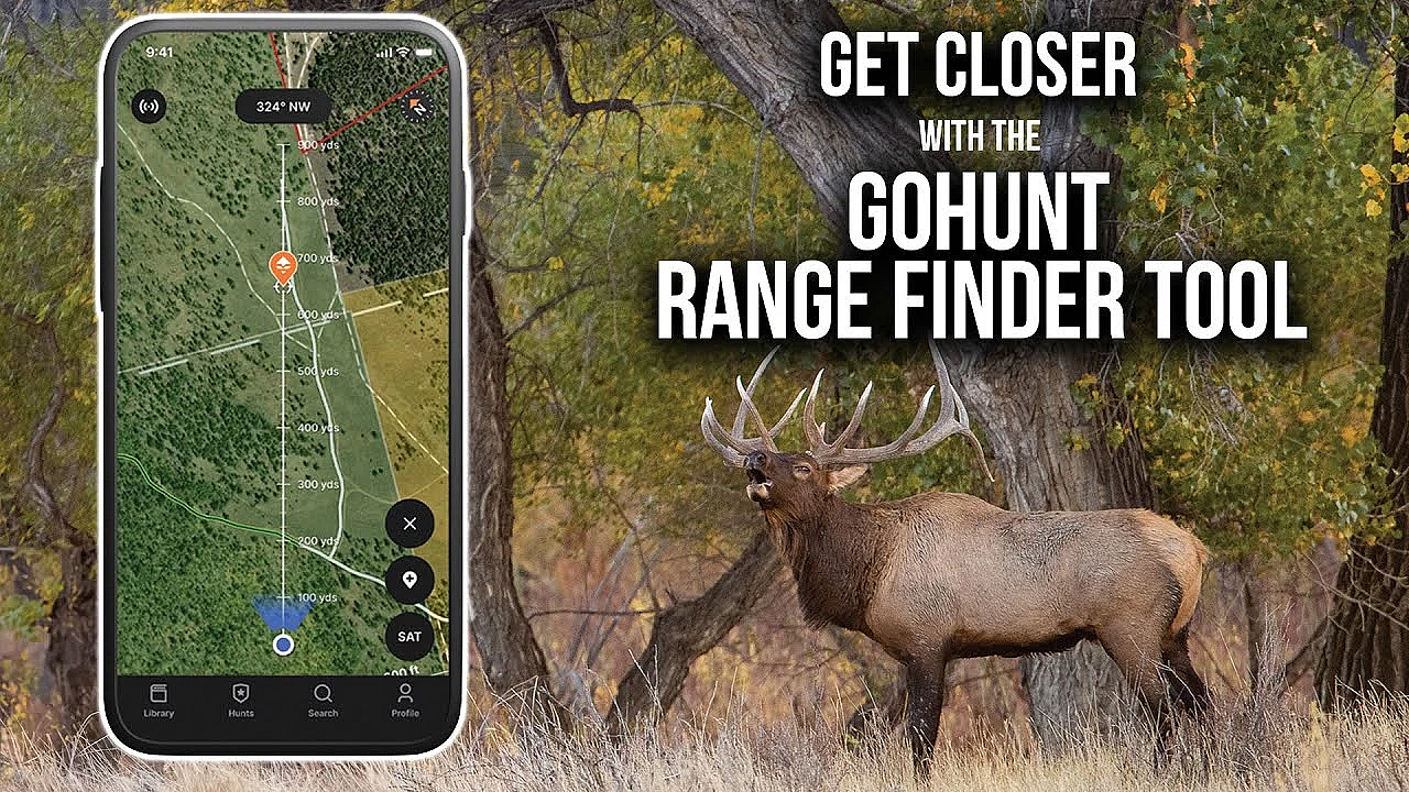 Using The Rangefinder Tool On Gohunt Map For Spot And Stalk Hunting