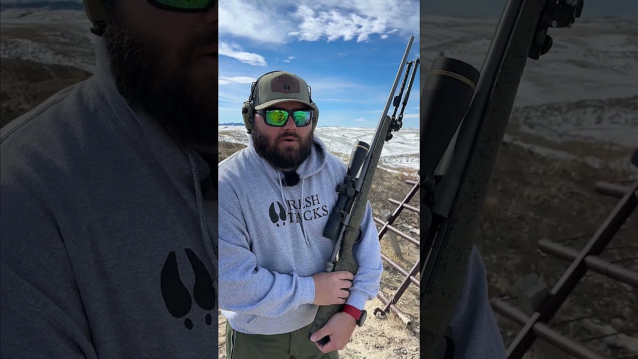 One In The Chamber???? #freshtracks #hunting