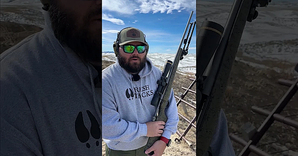 One In The Chamber???? #freshtracks #hunting