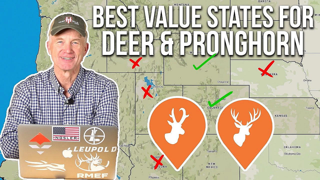 The Best States To Hunt Deer &amp; Pronghorn!