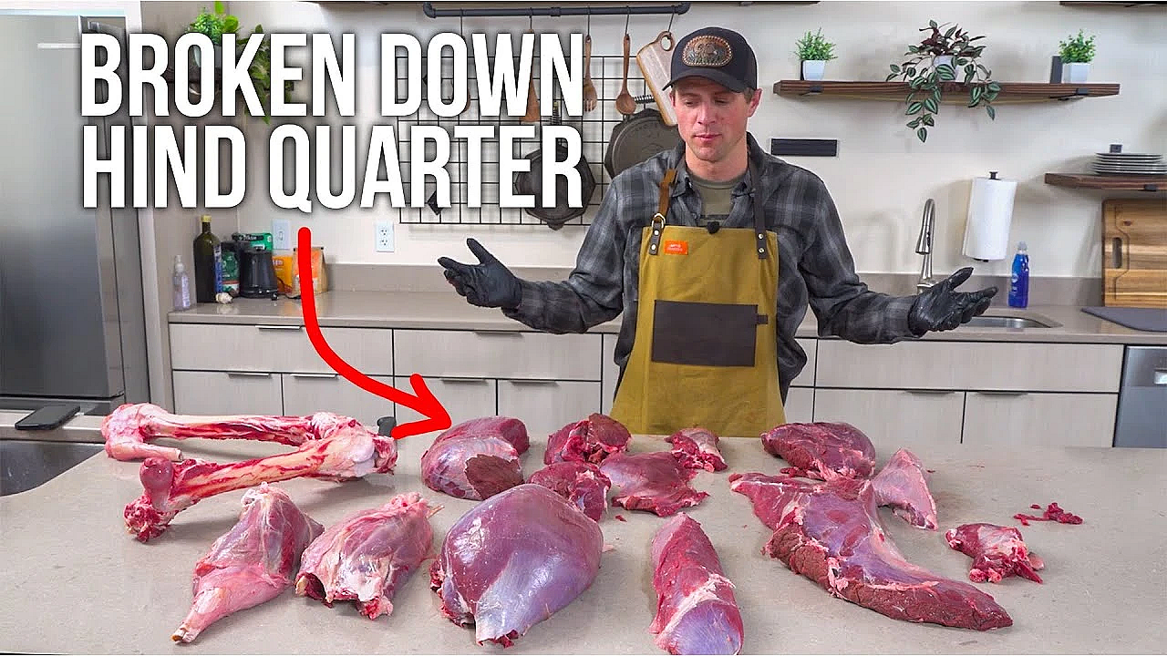 Elk Hind Quarter Masterclass: From Butchering To Delicious Meals