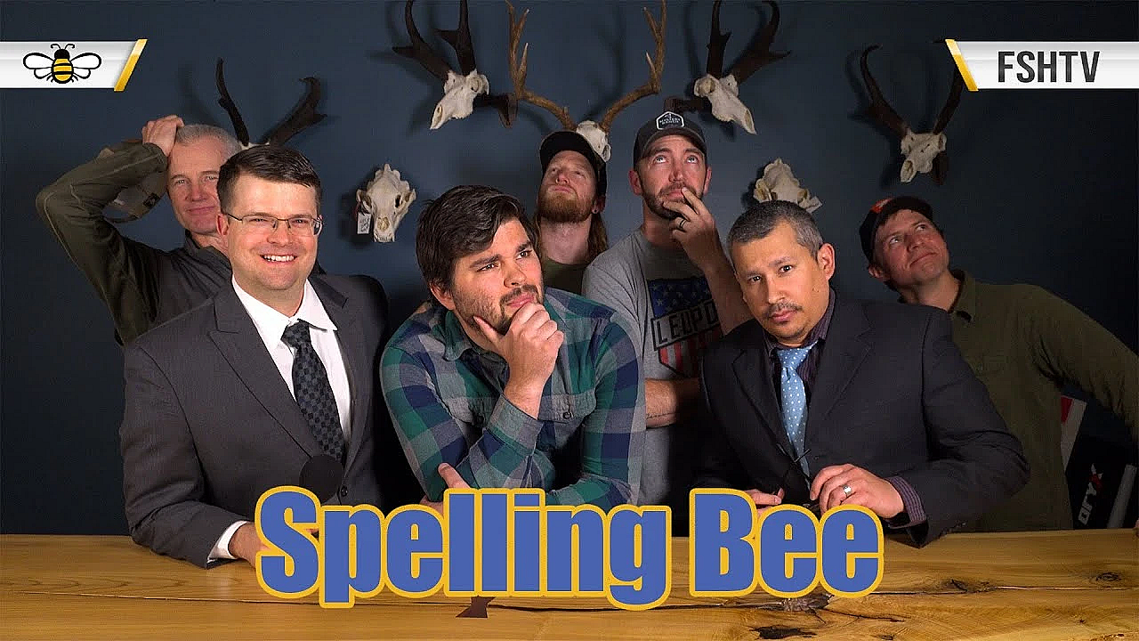 Hunters Compete In A Spelling Bee
