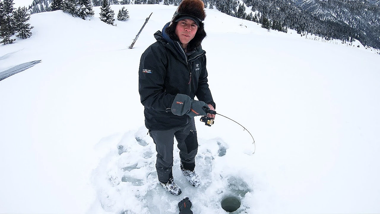 Ice Fishing For Trout (catch And Cook)