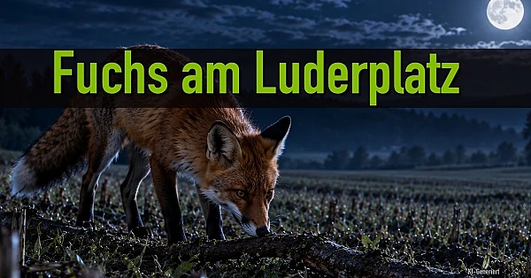 Wie lockt man den Fuchs vor den Hochsitz?