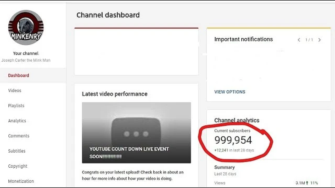 Youtube Count Down Live Event Soon!!!!!!!!!!!!!!!
