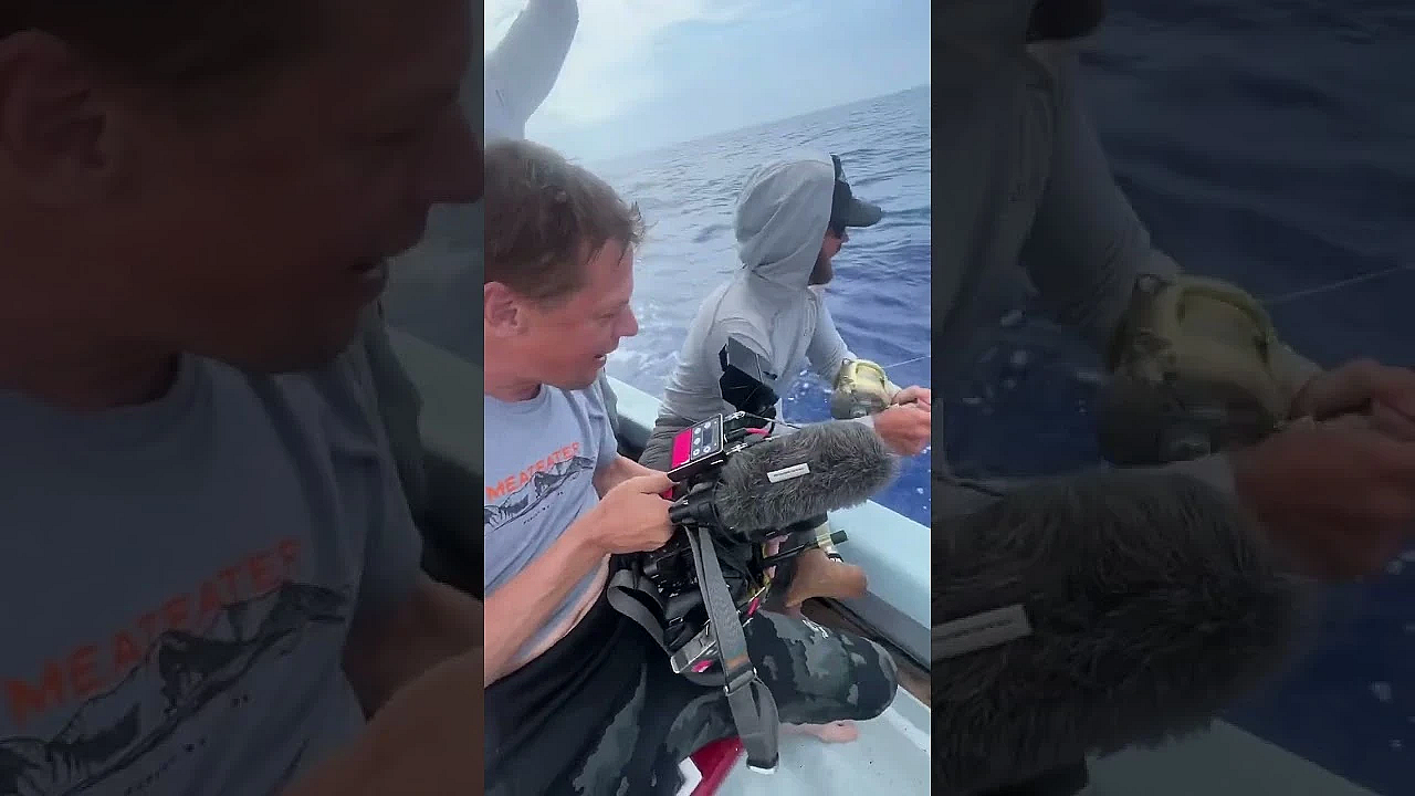 Steve Showing The Camera Crew How It’s Done. #meateater #fueledbynature