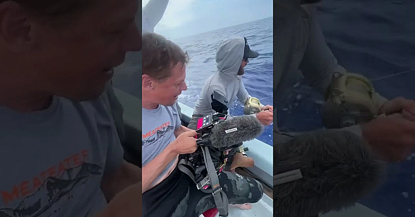 Steve Showing The Camera Crew How It’s Done. #meateater #fueledbynature