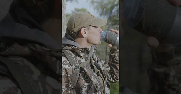 How Much Water Do You Carry On A Hunting Trip? Do You Remember To Drink It? #fueledbynature