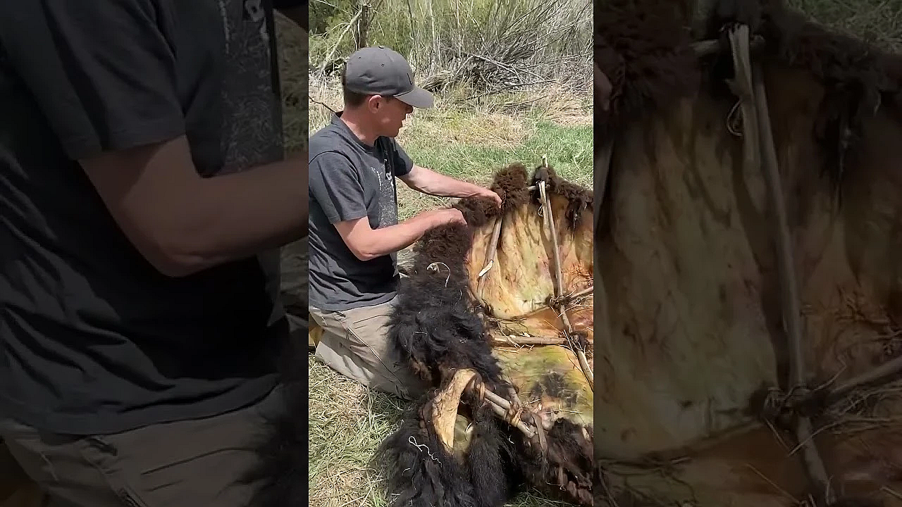 Every See A Boat Made From Branches And Bull Hide? This Was Damn Good Time!  #fueledbynature