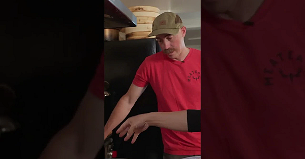 Add Cold Oil To A Hot Wok To Avoid Burning Garlic. Watch The Full Episode With Cal &amp; Linda Now!