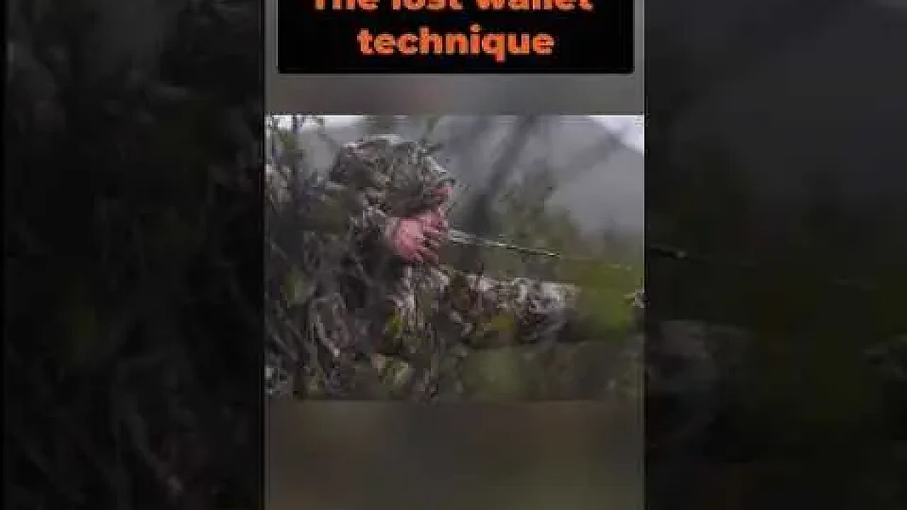 Cal explains the lost wallet technique for bow hunting