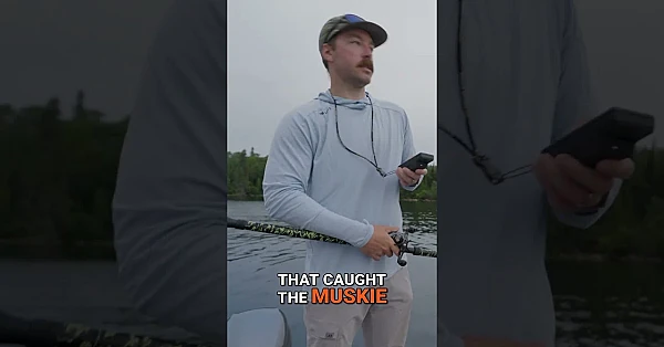 How to get a muskie to bite right next to the boat