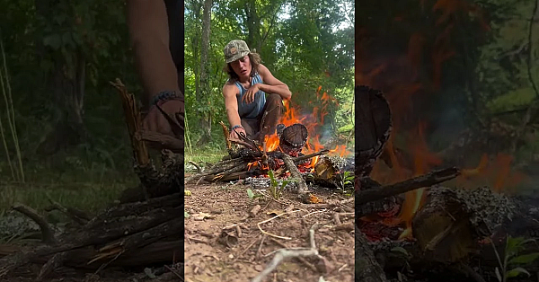 Modern Solutions For Ancient Problems. Bear Newcomb Making A Bow For Shooting Off Of His Mule.