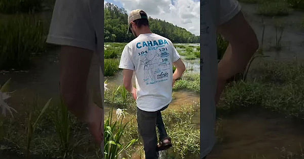 Kyle From The Native Habitat Project Spent The Weekend Floating The Cahaba And Catching Alabama Bass