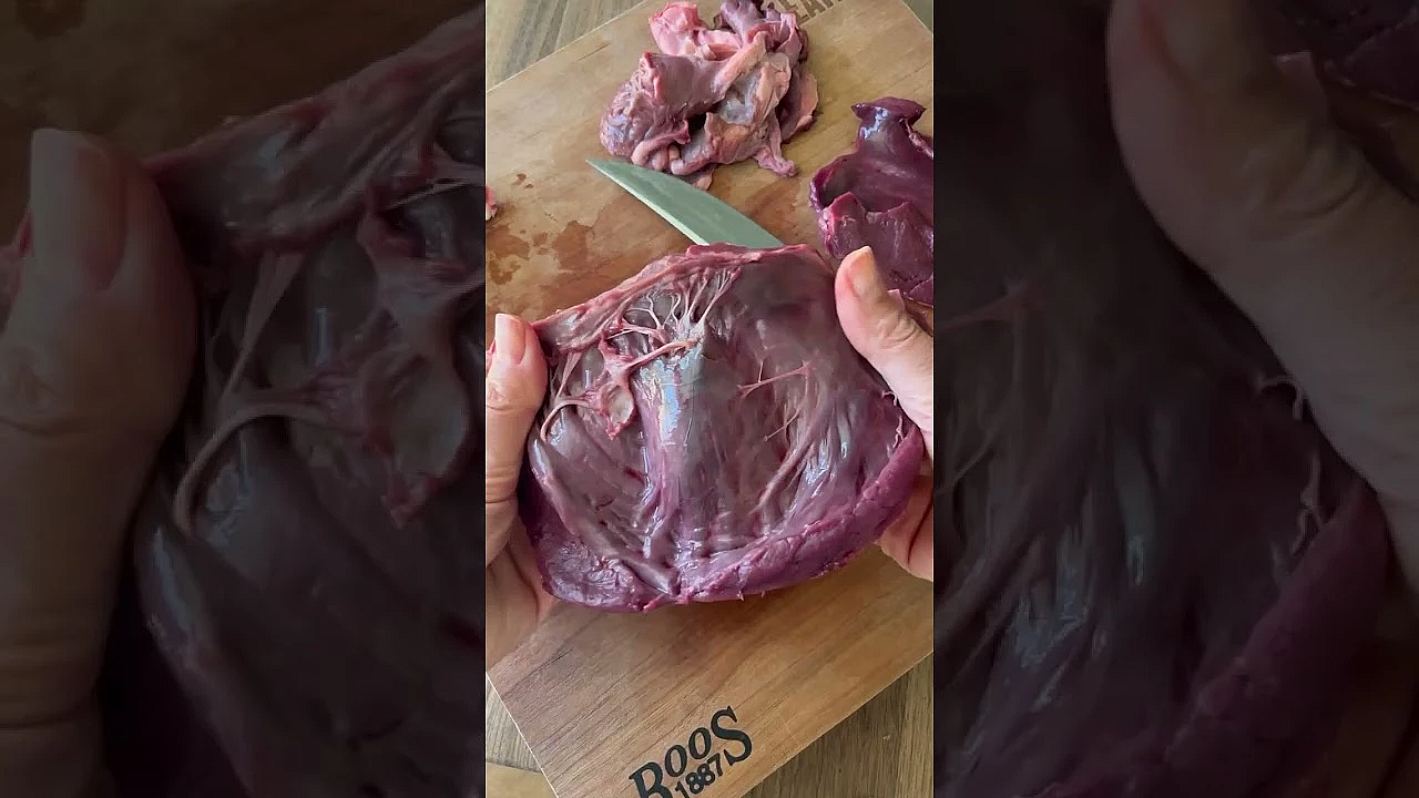 How To Clean A Deer Heart. From Danielle Prewett's New Cookbook, Available Now. #hunting #cooking