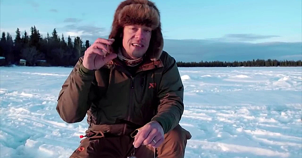 Burbot Tipups Fishing On The Alaskan Ice