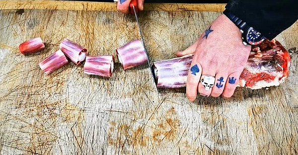 How To Cut Oxtail. Portioning Oxtail. Oxtail Challenge. #srp #oxtail