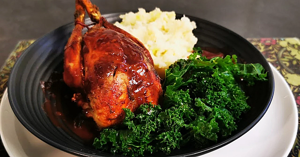 Roast Partridge. How To Prepare And Cook A Partridge. Field To Fork  The Complete Process. #srp