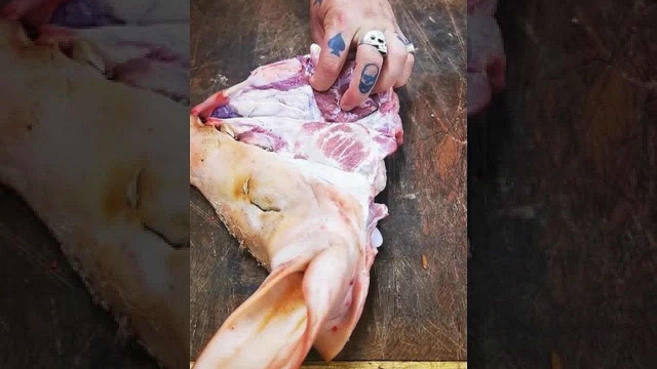 Pork Jowl. #srp #pork #guanciale         #shorts #charcuterie