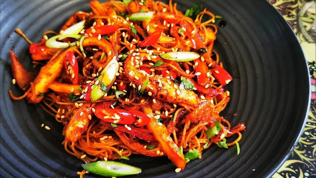 Korean Spicy Stir-fry Octopus Recipe. Nakji-bokkeum #octopus #srp #nakjibokkeum #gochujang