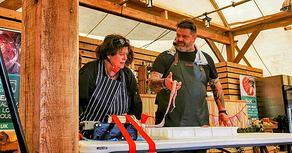 Venison Sausage Making Masterclass. Live Demo. At The Game Fair, Ragley Hall 2022. #thegamefair #srp