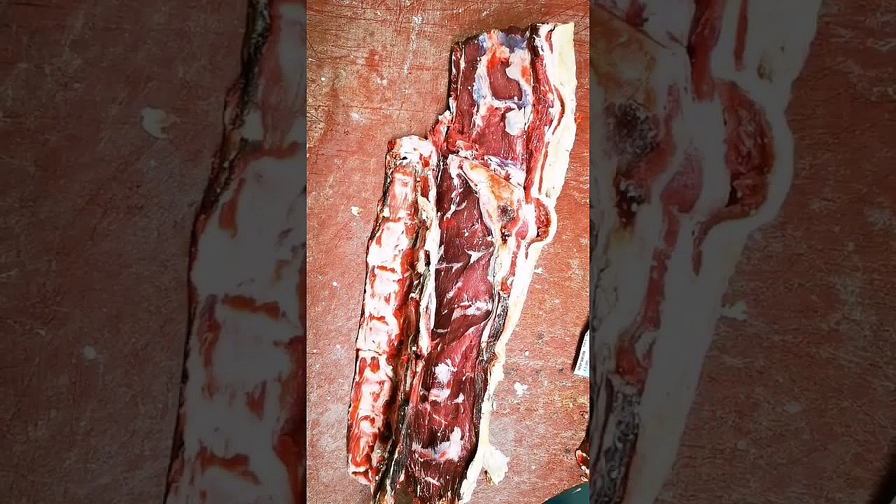 Sheet Boning Whole Beef Sirloins #sirloin #sirloinsteak #shorts #striploinsteak #porterhousesteak