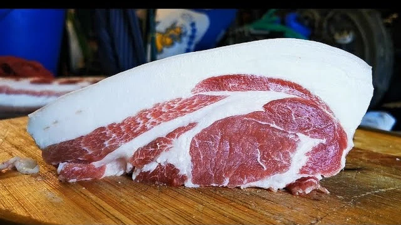 Home Cured Bacon On The Farm. A Memorable Week Indeed. Full Story In The Description. #srp