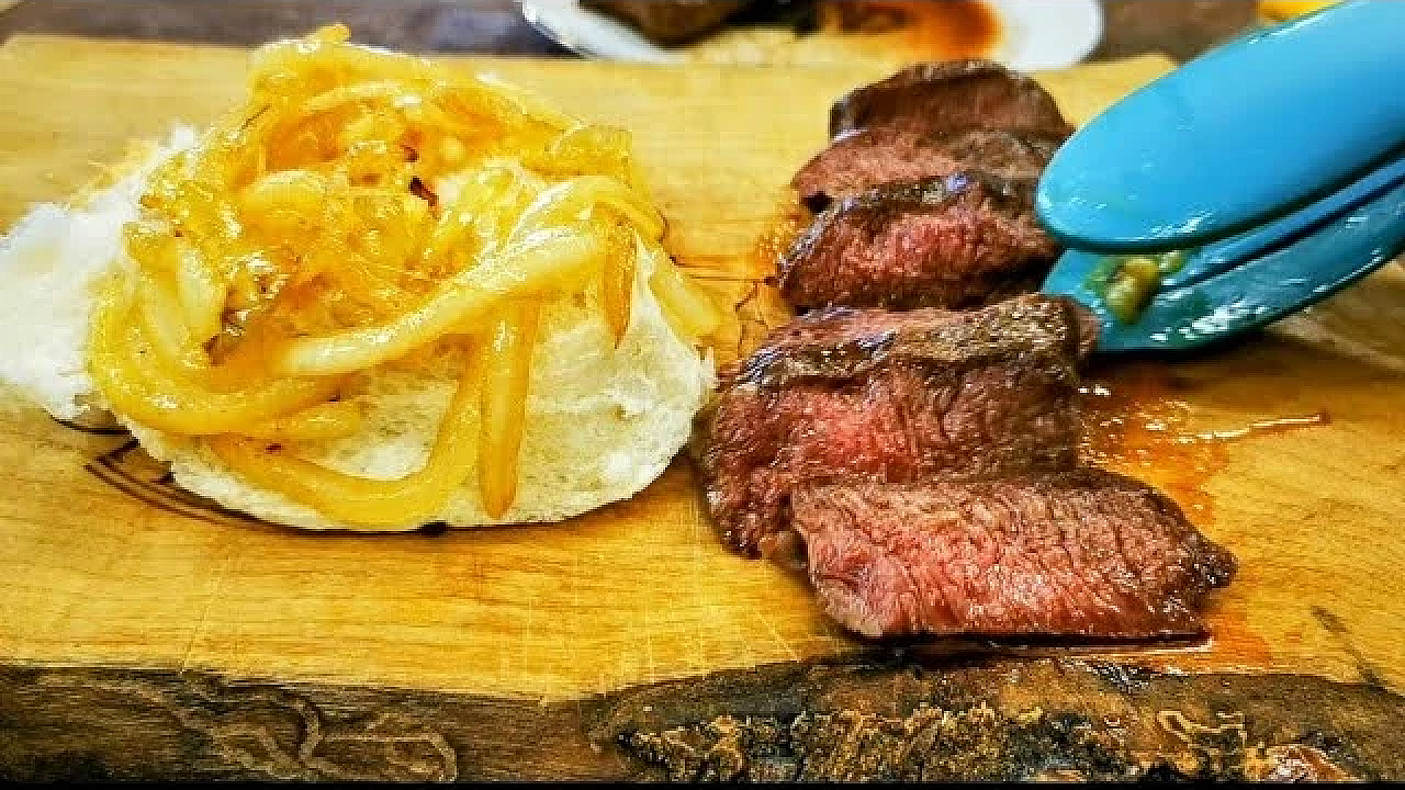 The Ultimate Venison Steak Sandwich.  How To Prepare And Cook Venison Flat Iron Steak.