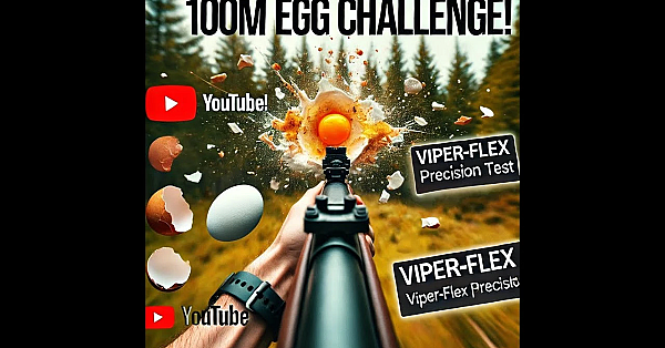 Extreme Accuracy: Shooting Eggs At 100m With Viper-flex!