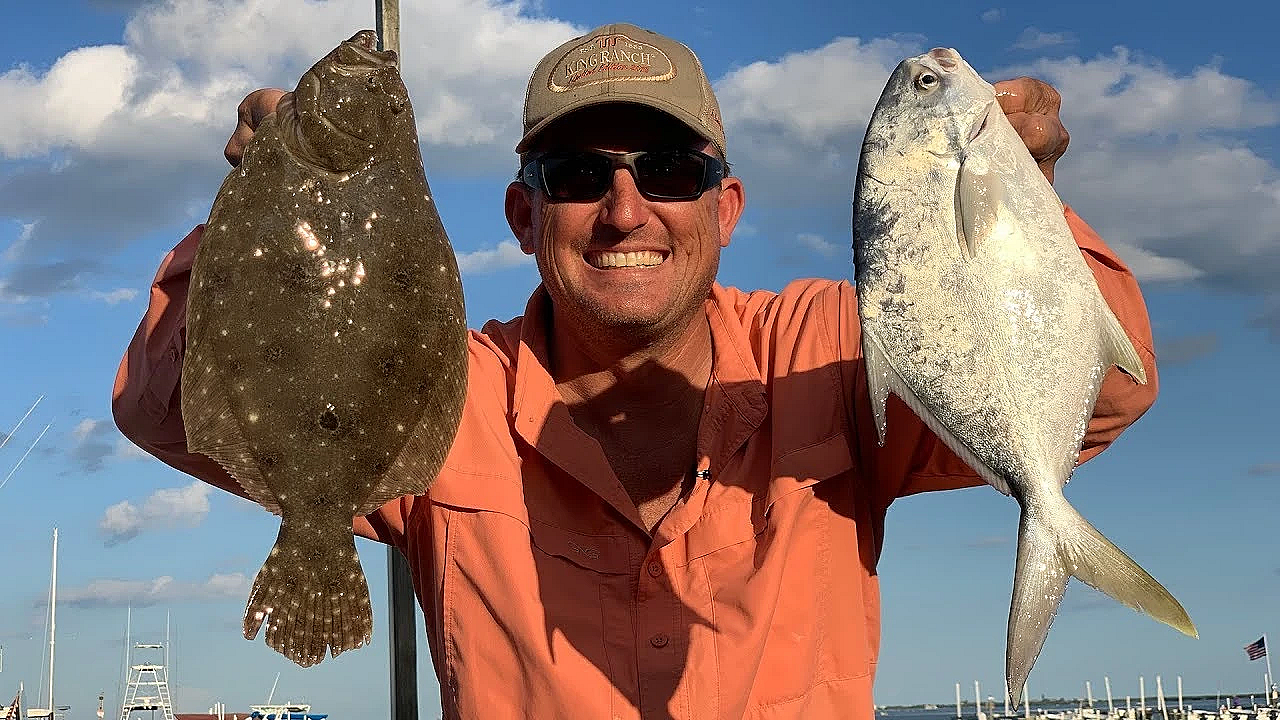Pompano, Flounder And Monster Redfish {catch Clean Cook} Delicious!