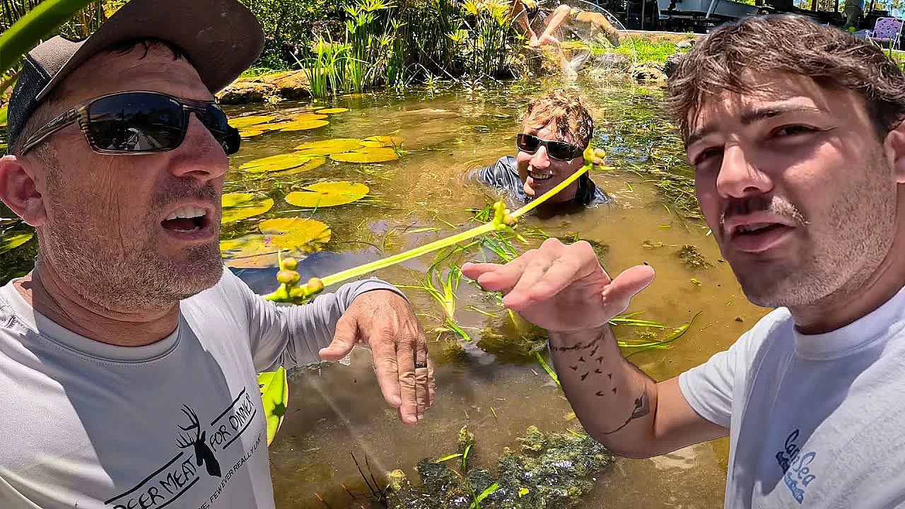My Predator Pond Makeover, I Got Paul Cuffaro's Fish! With The 2 Florida Boys!
