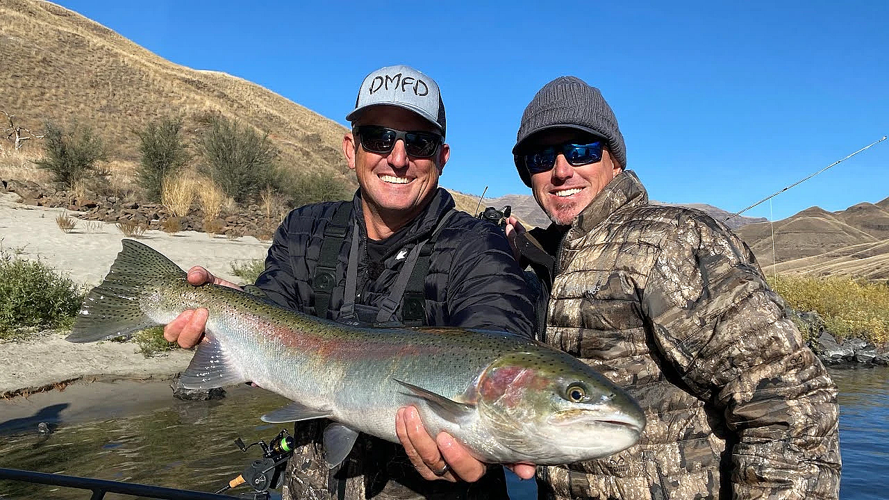 The Fish Of A Million Casts!!! On The Snake River: Monster Steelhead {catch Clean Cook} Ft Bluegabe