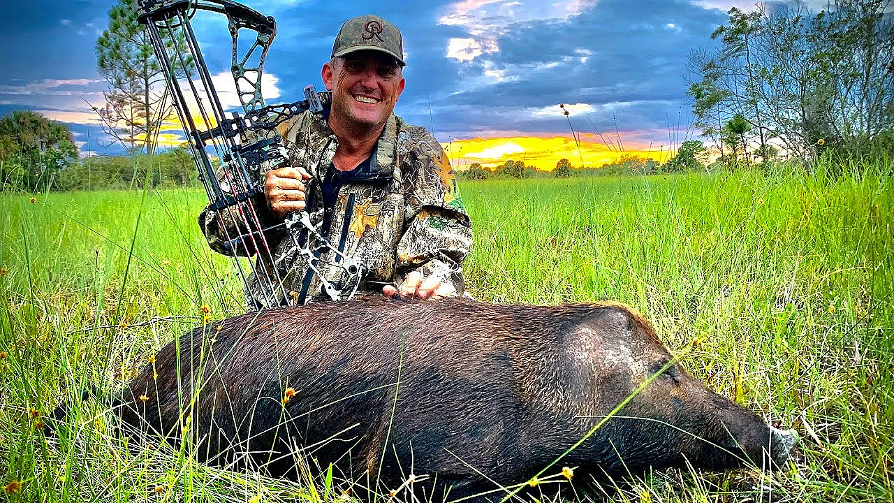 2 Epic Bow Hunts For Wild Boar With No Ears!!!! {catch Clean Cook} Brand New Bow!