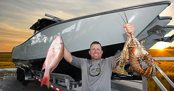 First Trip On The New Boat!!! {catch Clean Cook} Insetta 35ifc With Twin 300hpr Suzuki Outboards!