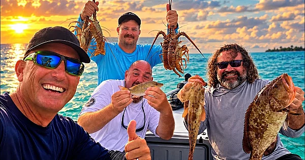 The LAST DAY in the The Florida Keys! {Catch Clean Cook} Lobster, Grouper and Snapper