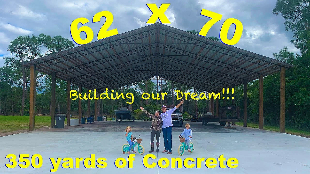 Building Our Dream! 72x60 Pole Barn With 250 Yard Driveway!!!