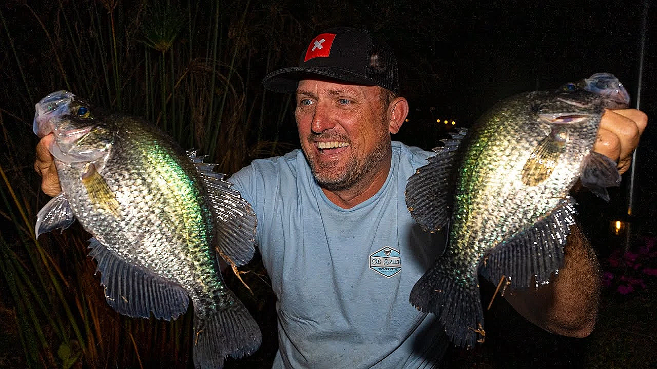 Crappie Fishing Lake Okeechobee, Fl {catch Clean Cook} Crunchy, Fruity, Crappy Roll